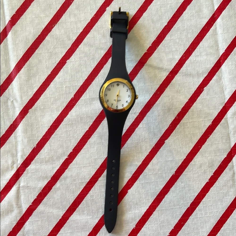 KATE SPADE ♠️ Black and Gold Watch
